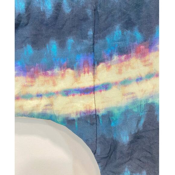 VIX PAULAHERMANY Tie  Dye  Large Kimono Beach Cover Silk Blend  Multicolor - Picture 3 of 10